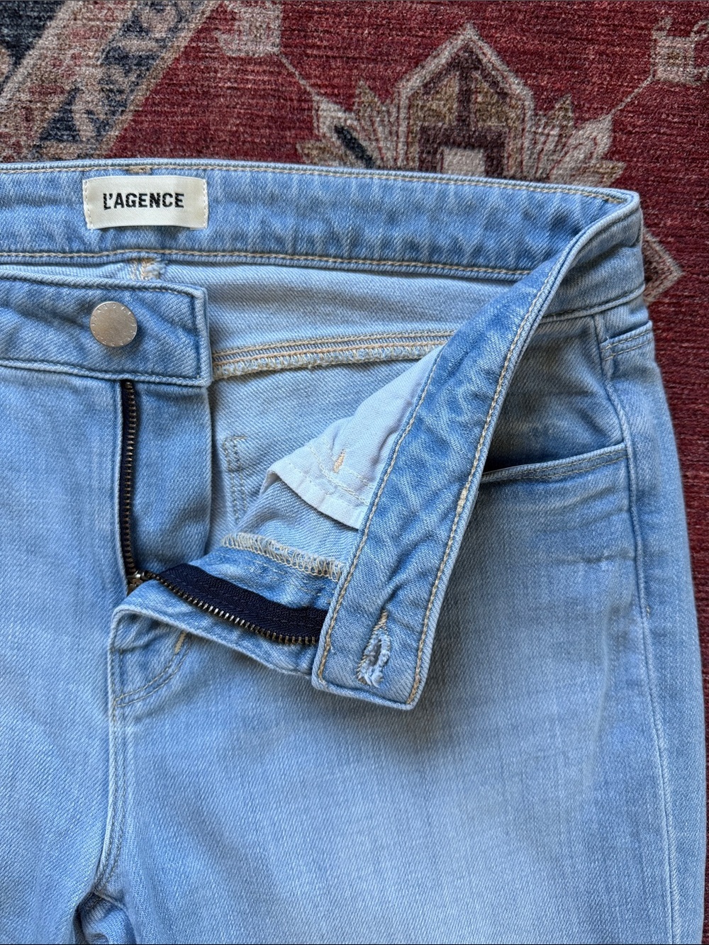 L’AGENCE Low Rise Sneeki Jeans Size 28 - Picture 9 of 12